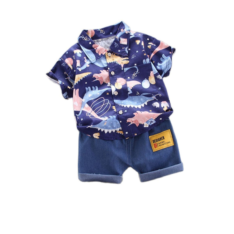 Conjunto Infantil Masculino Dinossauros