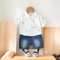 Conjunto Infantil Masculino Ursinho e Jeans