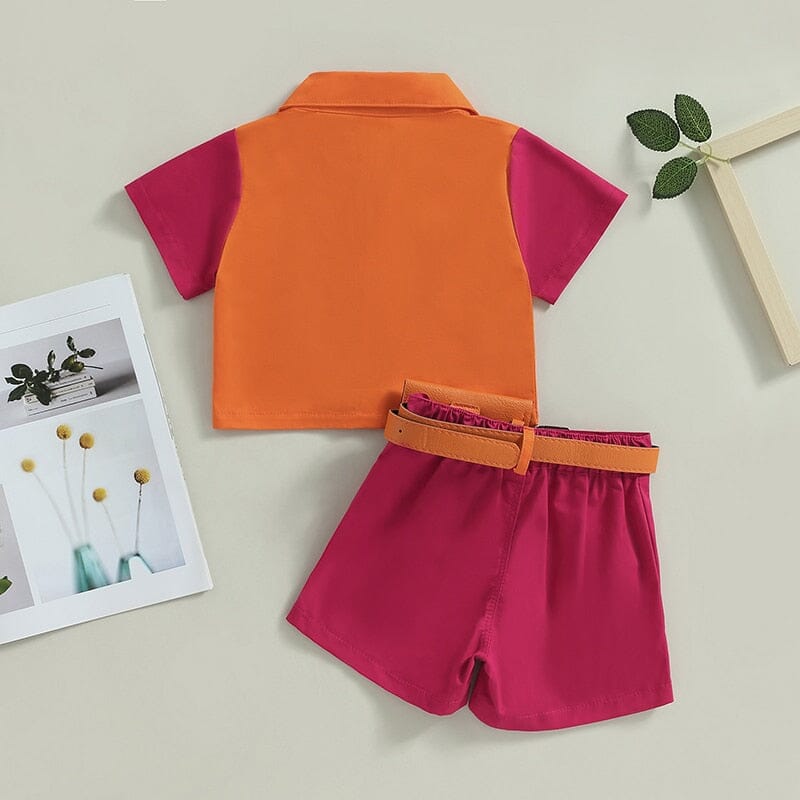 Conjunto Infantil Cinto com Bolsinha