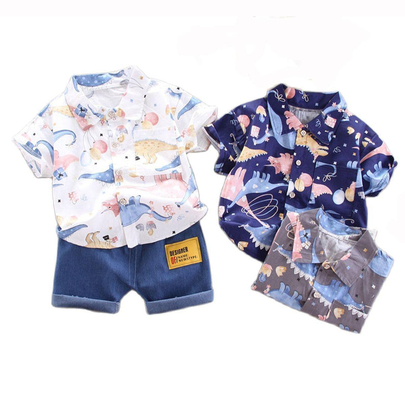 Conjunto Infantil Masculino Dinossauros