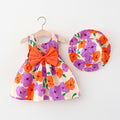 Vestido Infantil Primavera + Chapéu