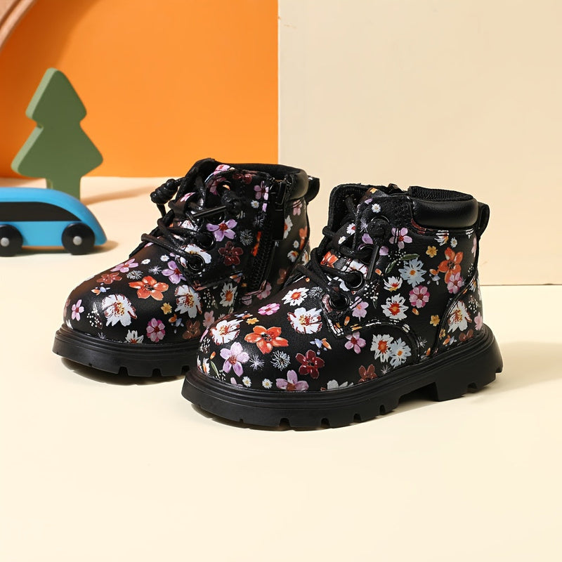 Bota Infantil Feminino Flowers