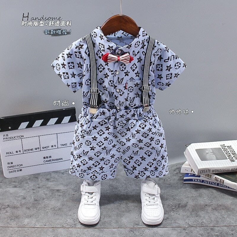 Conjunto Infantil Masculino LV Gravatinha