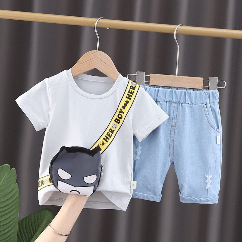 Conjunto Infantil Masculino Super Heróis