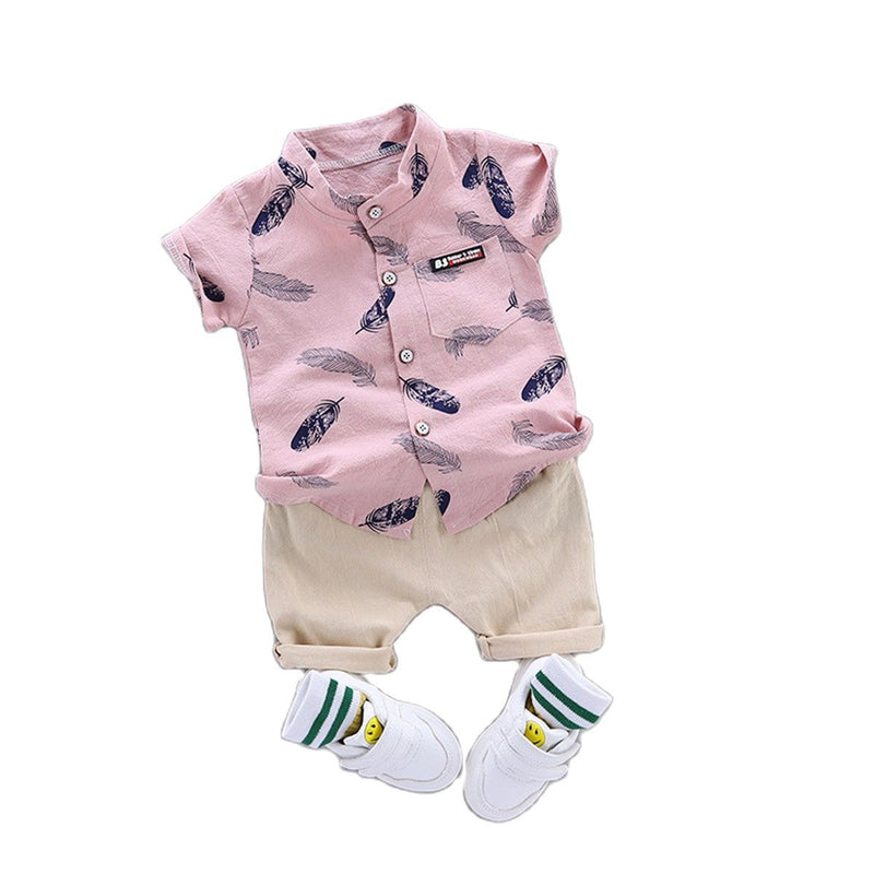 Conjunto Infantil Masculino Folhagem