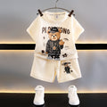 Conjunto Infantil Masculino Verão Ursinho