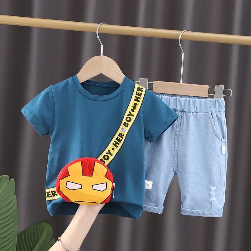 Conjunto Infantil Masculino Super Heróis